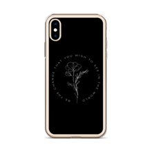 Be the change that you wish to see in the world iPhone Case by Design Express