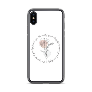 iPhone X/XS the happiness of your life deppends upon the quality of your thoughts iPhone Case by Design Express