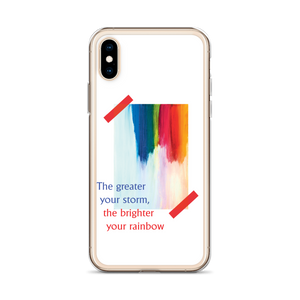 Rainbow iPhone Case White by Design Express