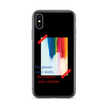 iPhone X/XS Rainbow iPhone Case Black by Design Express