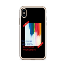 Rainbow iPhone Case Black by Design Express