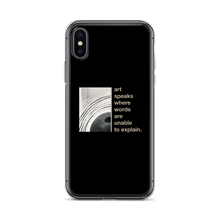 iPhone X/XS Art speaks where words are unable to explain iPhone Case by Design Express