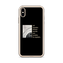 Art speaks where words are unable to explain iPhone Case by Design Express