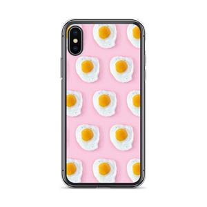 iPhone X/XS Pink Eggs Pattern iPhone Case by Design Express