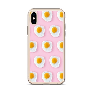 Pink Eggs Pattern iPhone Case by Design Express