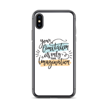 iPhone X/XS Your limitation it's only your imagination iPhone Case by Design Express