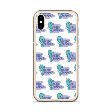 Seahorse Hello Summer iPhone Case by Design Express