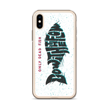 Only Dead Fish Go with the Flow iPhone Case by Design Express