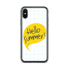 iPhone X/XS Hello Summer Yellow iPhone Case by Design Express