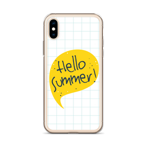 Hello Summer Yellow iPhone Case by Design Express
