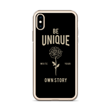 Be Unique, Write Your Own Story iPhone Case by Design Express