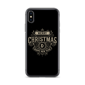 iPhone X/XS Merry Christmas & Happy New Year iPhone Case by Design Express
