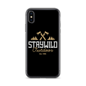 iPhone X/XS Stay Wild Outdoor iPhone Case by Design Express