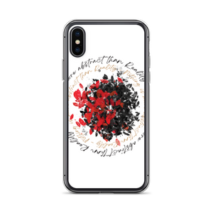 iPhone X/XS Nothing is more abstarct than reality Circle iPhone Case by Design Express