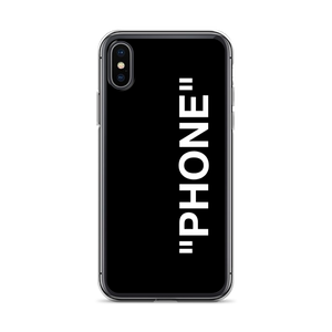 iPhone X/XS "PRODUCT" Series "PHONE" iPhone Case Black by Design Express