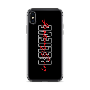 iPhone X/XS Believe in yourself Typography iPhone Case by Design Express