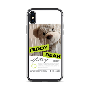 iPhone X/XS Teddy Bear Hystory iPhone Case by Design Express