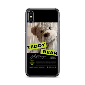 iPhone X/XS Teddy Bear Hystory iPhone Case Black by Design Express