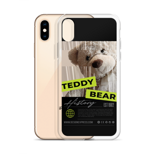 Teddy Bear Hystory iPhone Case Black by Design Express