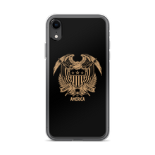 iPhone XR United States Of America Eagle Illustration Reverse Gold iPhone Case iPhone Cases by Design Express