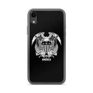 iPhone XR United States Of America Eagle Illustration Reverse iPhone Case iPhone Cases by Design Express