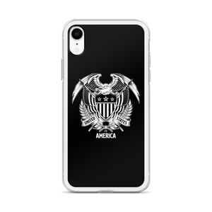 United States Of America Eagle Illustration Reverse iPhone Case iPhone Cases by Design Express