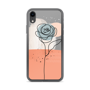 iPhone XR Soft Flower Line iPhone Case by Design Express