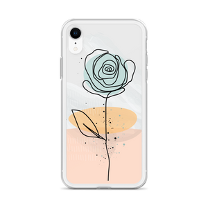 Pasty Flower Line iPhone Case by Design Express