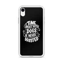 Time Spent With Dogs is Never Wasted (Dog Lover) Funny iPhone Case by Design Express