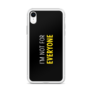 I'm Not For Everyone (Funny) iPhone Case by Design Express