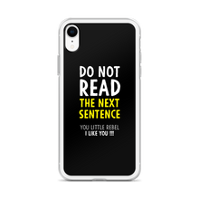 Do Not Read The Next Sentence iPhone Case by Design Express