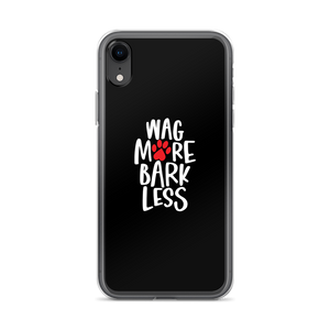 iPhone XR Wag More Bark Less (Dog lover) Funny iPhone Case by Design Express