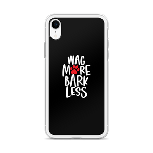 Wag More Bark Less (Dog lover) Funny iPhone Case by Design Express