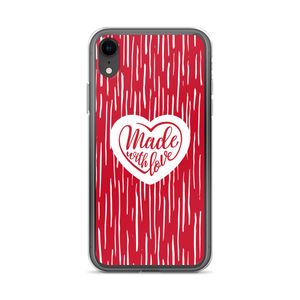 iPhone XR Made With Love (Heart) iPhone Case by Design Express