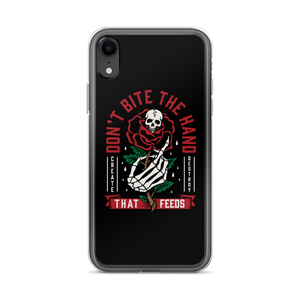 iPhone XR Don't Bite The Hand That Feeds iPhone Case by Design Express