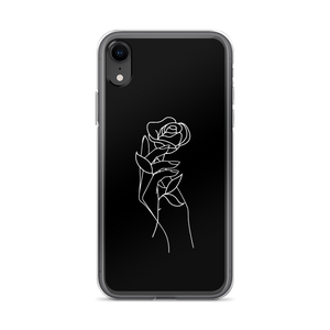 iPhone XR Rose in Hand iPhone Case by Design Express