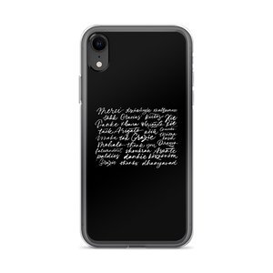 iPhone XR Thank You Various Language iPhone Case by Design Express