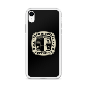 All I Need Is Coffee And Adventure iPhone Case by Design Express