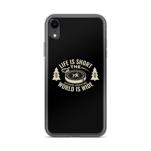 iPhone XR Life Is Short, World is Wide iPhone Case by Design Express