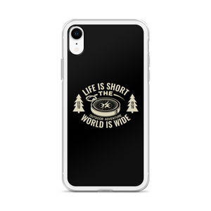 Life Is Short, World is Wide iPhone Case by Design Express