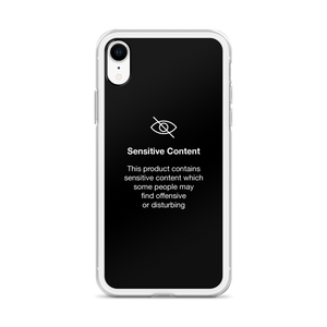 Sensitive Content (Funny) iPhone Case by Design Express