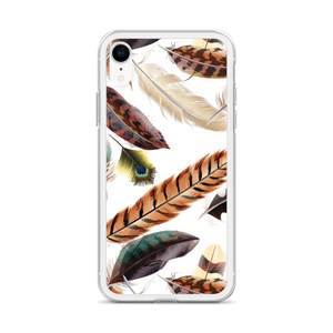 Feathers Pattern iPhone Case by Design Express