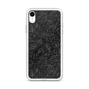 3D Black Ornament Pattern iPhone Case by Design Express