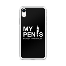 My pen is bigger than yours (Funny) iPhone Case by Design Express