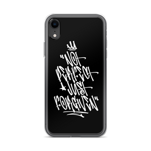 iPhone XR Not Perfect Just Forgiven Graffiti (motivation) iPhone Case by Design Express