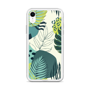 Fresh Tropical Leaf Pattern iPhone Case by Design Express