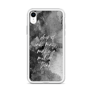 a drop of ink may make a million think iPhone Case by Design Express