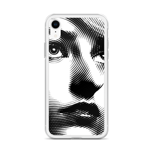 Face Art Black & White iPhone Case by Design Express
