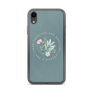iPhone XR Your thoughts and emotions are a magnet iPhone Case by Design Express