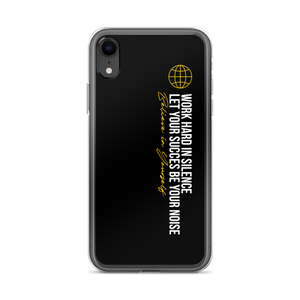 iPhone XR Work hard in silence iPhone Case by Design Express